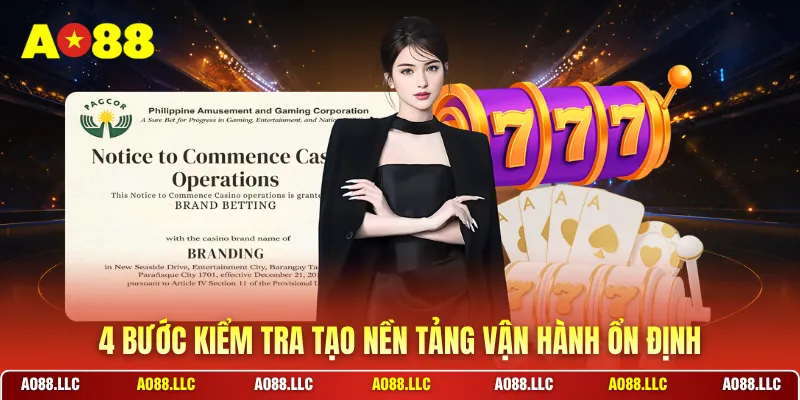 4 bước kiểm tra tạo nền tảng vận hành ổn định