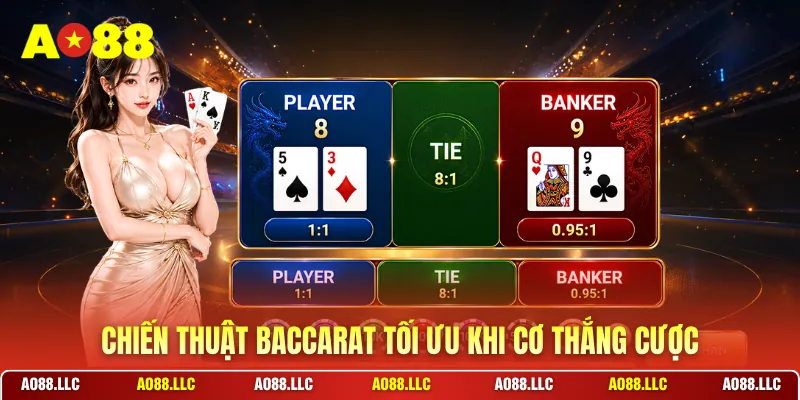 Chiến thuật baccarat tối ưu khi cơ thắng cược